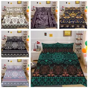 Комплект постельного белья в богемном стиле с 3D цифровой печатью, комплект постельного белья из пухового одеяла и наволочки для спальни, полноразмерное украшение для дома в Австралии, ЕС и США Baby 100x135cm