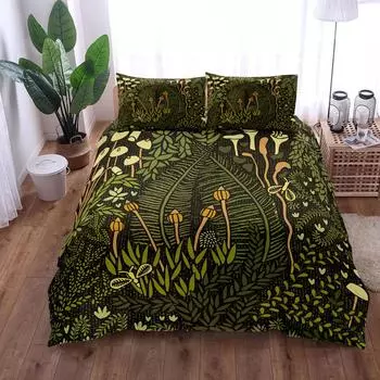 Комплект постельного белья Whimsical Flower для мальчиков, двуспальная кровать, двуспальная кровать, односпальная кровать, комплект постельного белья для мальчиков 150x200cm