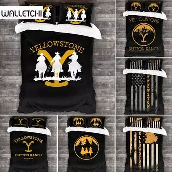 Комплект постельного белья Yellowstone All Season Twin, комплект из 3 предметов, одеяло, кровать colchas para cama, комплект простыней размера «king-size». Кондиционер EU Single 135x200cm