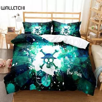 Комплект постельного белья Young Pirates Students Anime Small Single Twin Double Queen King Cal King Size Комплект постельного белья EU single(135x200cm)