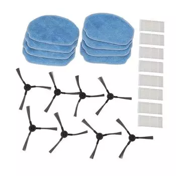 Комплект принадлежностей для роботизированного пылесоса, сменная боковая щетка для швабры, фильтрующие детали для Mannv