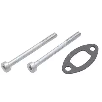 Комплект прокладок глушителя выхлопной трубы бензопилы для FS55 Прокладка глушителя выхлопной трубы Садовая бензопила Запасные части Аксессуары для электроинструментов CHINA