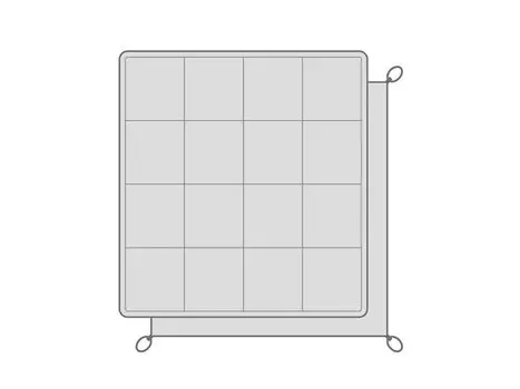 Комплект простыней для коврика Snow Peak Alpha Breeze для кемпинга, внутренний коврик для палатки SET-480-US