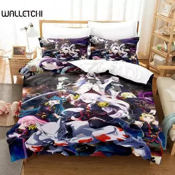 Комплект простыней в стиле аниме Mato seihei no slave Комплект постельного белья Single Twin Full Queen King Size Комплект постельного белья Adult Kid Bedroom Комплекты пододеяльников 70x133cm 2pcs