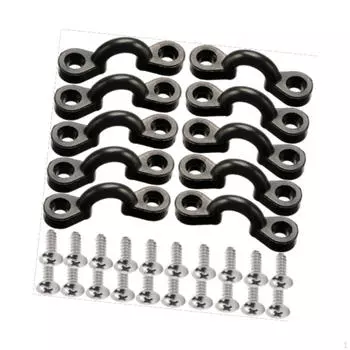 Комплект проушин для каяка с 20 винтами, креплением, ручкой, пряжкой, сменным креплением для лодки