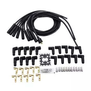 Комплект проводов для свечей зажигания. Прочные, удобные в сборке сменные детали. чёрный