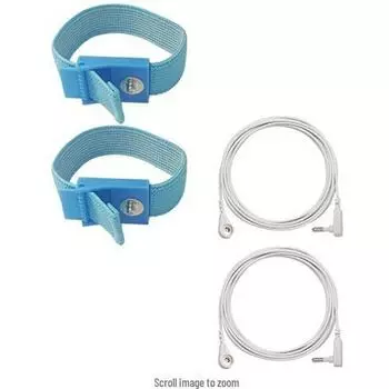 Комплект проводов статического заземления с антистатическими и медицинскими функциями заземления bracelet синий