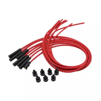 Комплект проводов зажигания свечей зажигания заменяет запасную часть 8 мм для 6-цилиндровых автомобилей