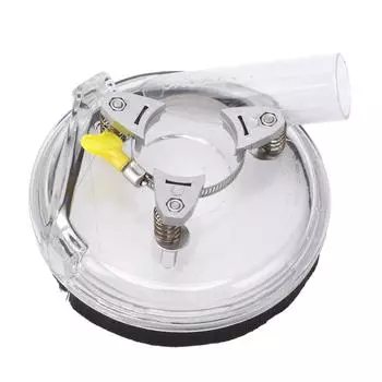 Комплект пылезащитного кожуха из прозрачного АБС-пластика для сухой шлифовки, для угловых шлифовальных машин от 4 до 5 дюймов, для влажной полировки