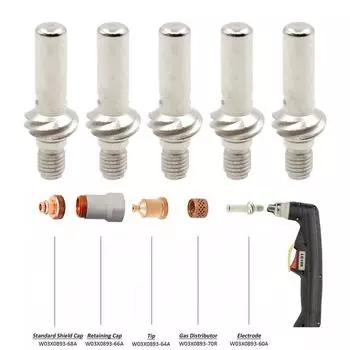 Комплект расходных материалов для электродов, 5 шт. для 1538 W03X0893-60A