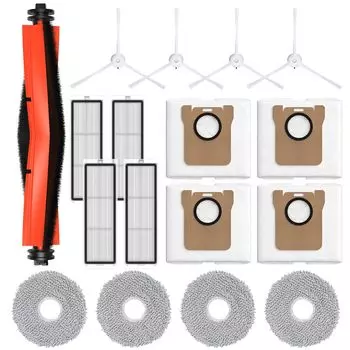 Комплект расходных материалов, совместимый с сменной щеткой для фильтра робота-пылесоса Xiaomi Комплект расходных материалов для робота-пылесоса Xiaomi 17