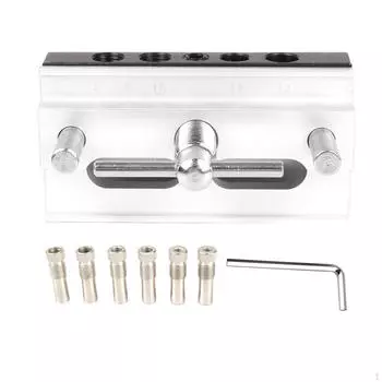 Комплект регулируемых дюбельных приспособлений с направляющими втулками Silvery