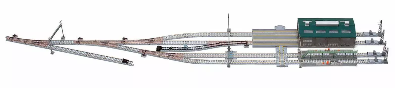 Комплект рельс для моторного отсека Tomytec TOMIX N 91036 принадлежности для моделей железных дорог