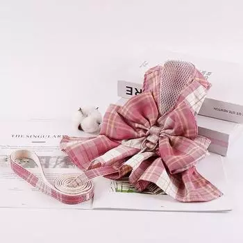 Комплект ремней Ranboer Check Big Ribbon, розовый