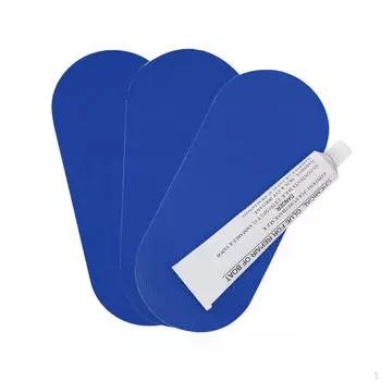 Комплект ремонтных заплат для водонепроницаемых исправлений на надувных лодках и каяках Red