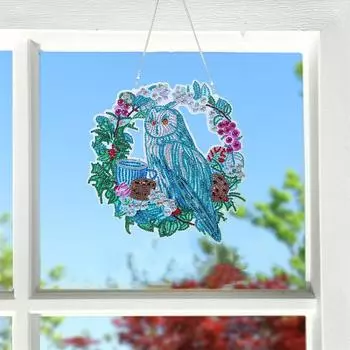 Комплект рождественских украшений с алмазной росписью, YEESAM ART Wreaths 5D DIY Diamond Art Венок особой формы