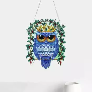 Комплект рождественских украшений с алмазной росписью, YEESAM ART Wreaths 5D DIY Diamond Art Венок особой формы