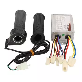 Комплект ручек дроссельной заслонки для скутера, щеткой, длинная ручка дроссельной заслонки для электровелосипеда