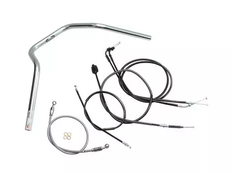 Комплект ручек HURRICANE узкий тип 4 хромированный H304-048C