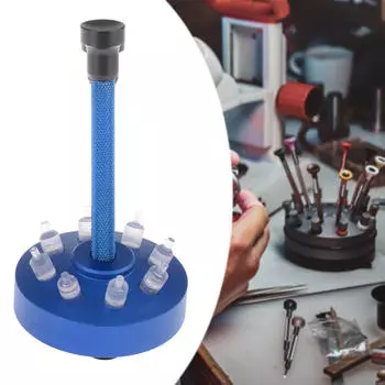 Комплект ручного пресса для точных часов со стальными компонентами синий