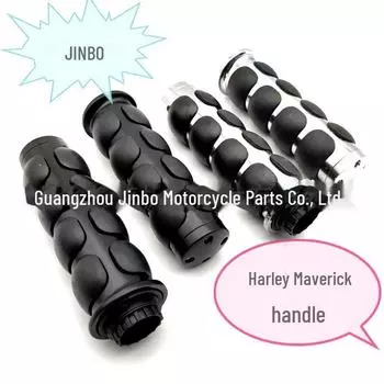 Комплект рулей Harley Retro: N1s/Nqi/Ngt/U+ Uqi+ Большие противоскользящие ручки и клей calf handle чёрный