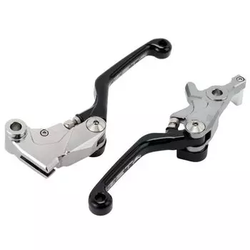 Комплект рычагов ZETA RACING Pivot CP 3 Finger KLX250, KLX230/S/R/RS/SHERPA, KLX125, D-TRACKER чёрный