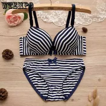 Комплект с бюстгальтером для учащихся младших классов средней школы, для студентов колледжа, для маленьких женщин, нижнее белье без стального кольца, бюстгальтер, тонкий маленький комплект с бюстгальтером 32AB