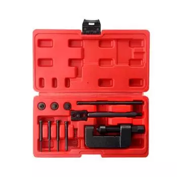 Комплект съемника подшипников для мотоцикла Двухзахватный инструмент для снятия подшипников Компактный Портативный Простой в использовании Съемник Экстрактор Инструменты для снятия цепи красный