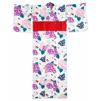 Комплект Sanrio Hello Kitty Юката и оби с узлом (гортензия) 251534
