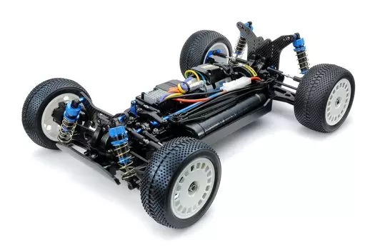 Комплект шасси для электромобиля TAMIYA 58717 1/10 №717 1/10RC TT-02BR чёрный