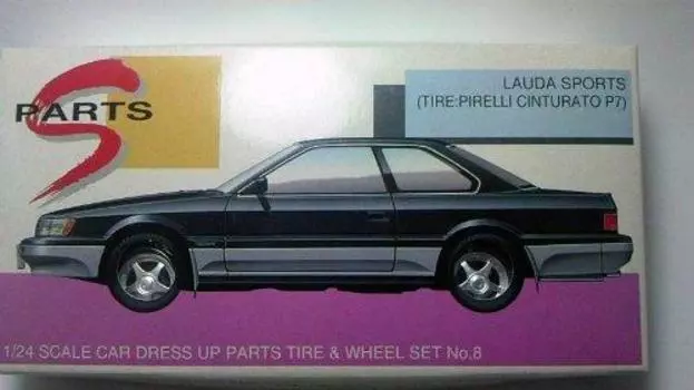 Комплект шин и колес серии S Parts NO8 Lauda Sport Pirelli Cinturato P7 1/24 & (Шины