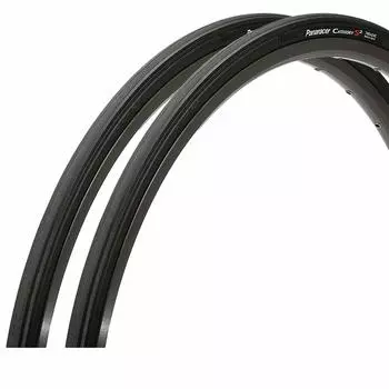 Комплект шин Panaracer Clincher из 2 шин категории S2 Black Road Cross City Long [700 23C] F723-CATS-B2 (Для велосипеда, езды на велосипеде/поездки на работу, верховой езды, туризма, езды)