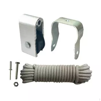 Комплект шкивов для удлинительной лестницы, универсальные, прочные, сменные детали, 40-футовый канат, техническое обслуживание