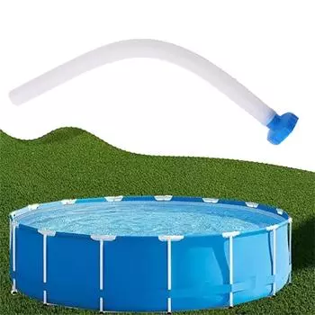 Комплект шланга и адаптера для скиммера для надземных скиммеров бассейнов. Белый шланг, точная замена для адаптера шланга скиммера 25016. A