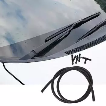 Комплект шлангов для омывателя ветрового стекла, шланг для распыления воды, автомобильный стеклоочиститель, комплект распылительных насадок, универсальный омыватель ветрового стекла разноцветный