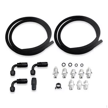 Комплект шлангов насоса гидроусилителя руля, заменяемый, универсальный, плетеный, 551082 для запасных частей двигателей, простая установка