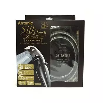 Комплект шлангов Silk Touch Shower Premium с душевой лейкой, экономящей воду, с ручным остановом, переключением расхода воды, функцией повышения давления, адаптером в комплекте Модели