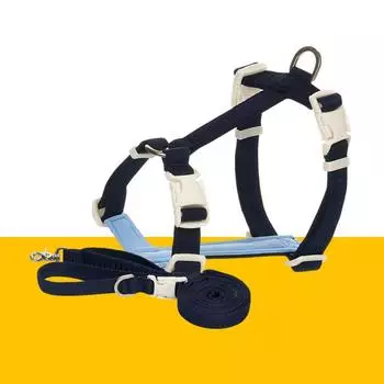 Комплект шлейки No-Touch Anti-Shock для собак, поводок с нагрудным ремнем Yellow M