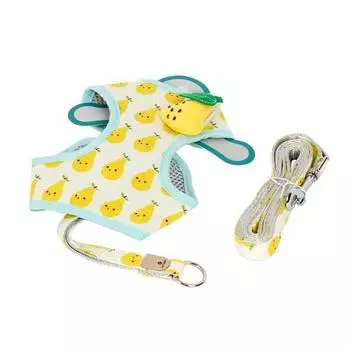 Комплект шлейки + поводка Petlong для собак PTR446, груша, 2 предмета