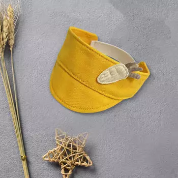 Комплект шляпы для кукол с козырьком для кукол ростом 15 см жёлтый