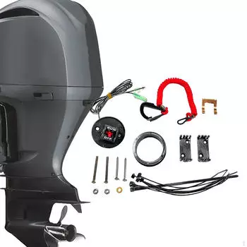 Комплект шнуров для аварийного отключения подвесного морского двигателя 19674A14 87-19674A07 Быстрое реагирование на чрезвычайные ситуации