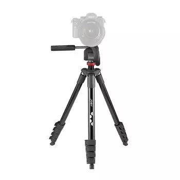 Комплект штатива JOBY COMPACT Advanced, в комплект входит сумка для переноски, 5 ярусов, высота в полностью разложенном состоянии 165 см, длина в сложенном состоянии, собственный вес, максимальная грузоподъемность 3 кг