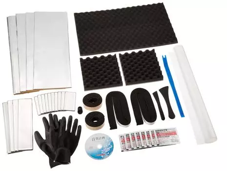 Комплект шумоизоляции Amon Ongaku Keikaku, модель для 2 дверей 2396, все в одном