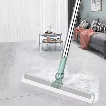 Комплект швабры Yousheng с выдвижной ручкой, вращающаяся на 360 градусов, гибкая моющаяся швабра для уборки низких поверхностей 35cm