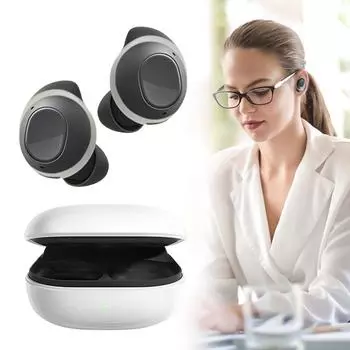 Комплект силиконовых сменных амбушюров для наушников Samsung Galaxy Buds FE 2023, противоскользящие вкладыши, насадки-крылышки, внутриканальные чехлы бежевый