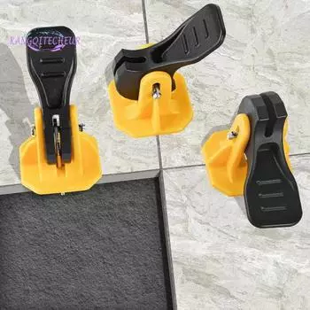 Комплект системы выравнивания прокладок для плитки, 50 шт., регулируемая посадка, многоразовые, составы для выравнивания пола, набор инструментов для выравнивания плитки жёлтый