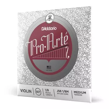 Комплект скрипичных струн J56 среднего натяжения D Addario Pro/Arte 1/8M []