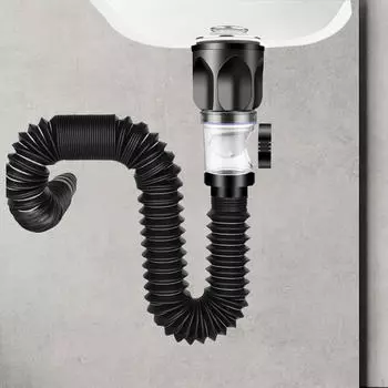 Комплект слива для раковины в ванной комнате с корзиной-фильтром RV для кухни without Accessories