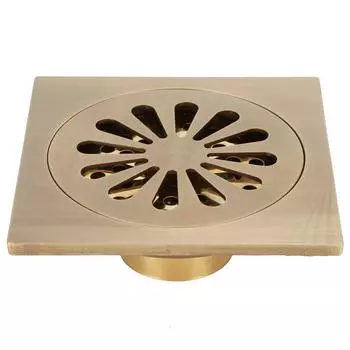 Комплект сливного отверстия в полу в европейском стиле, антикварная медная душевая кабина, туалет, аксессуары для ванной комнаты