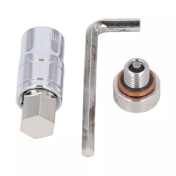 Комплект сливной пробки масляного поддона из нержавеющей стали M12x1.25 саморез с удлиненным битой и гаечным ключом для автомобильного масла D